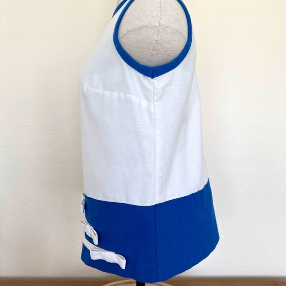 60's Tank Top - Phil Rose of California - White & Blue - Fun Collection - Size M - Picture 7 of 9